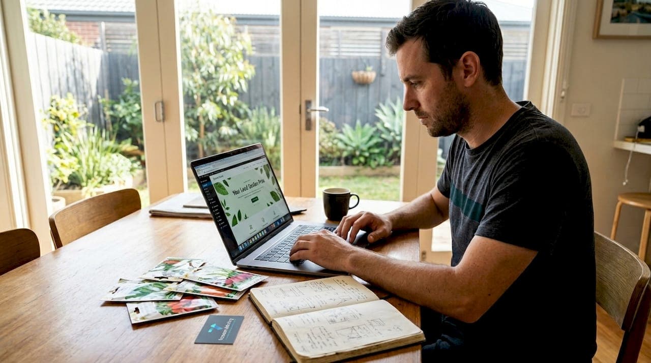 Build your garden business website: attract Melbourne clients