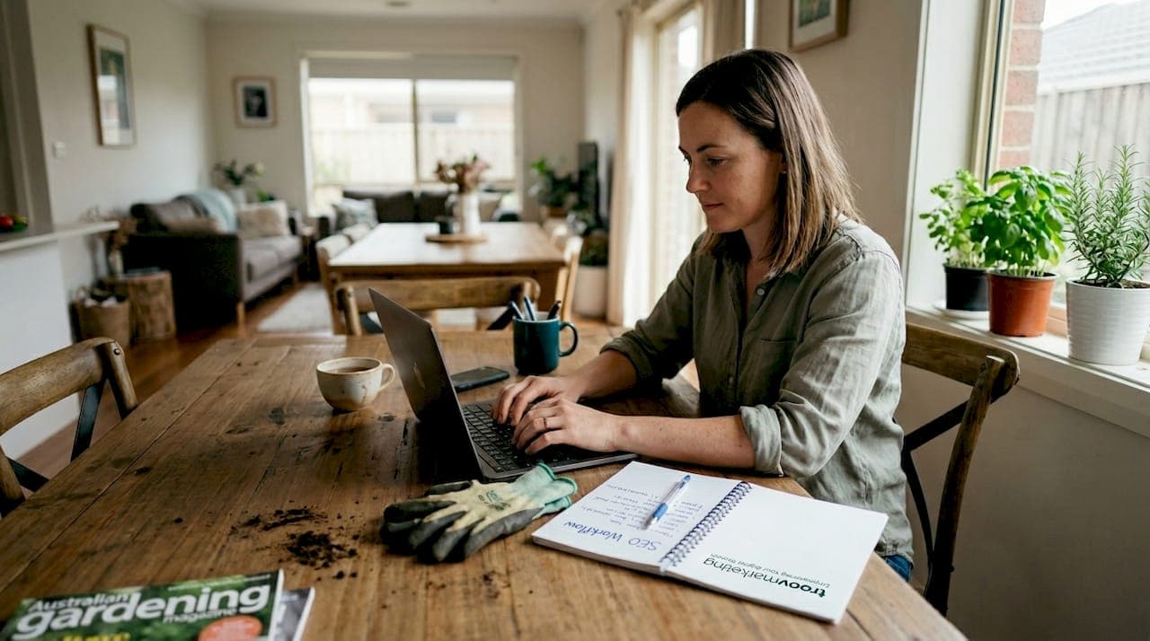 Garden website SEO workflow: step-by-step Melbourne guide