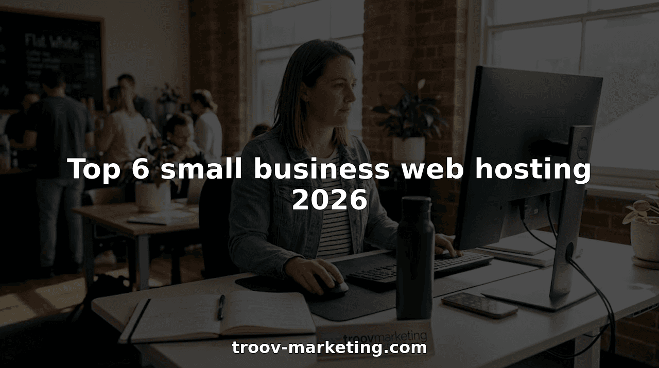 Top 6 small business web hosting 2026