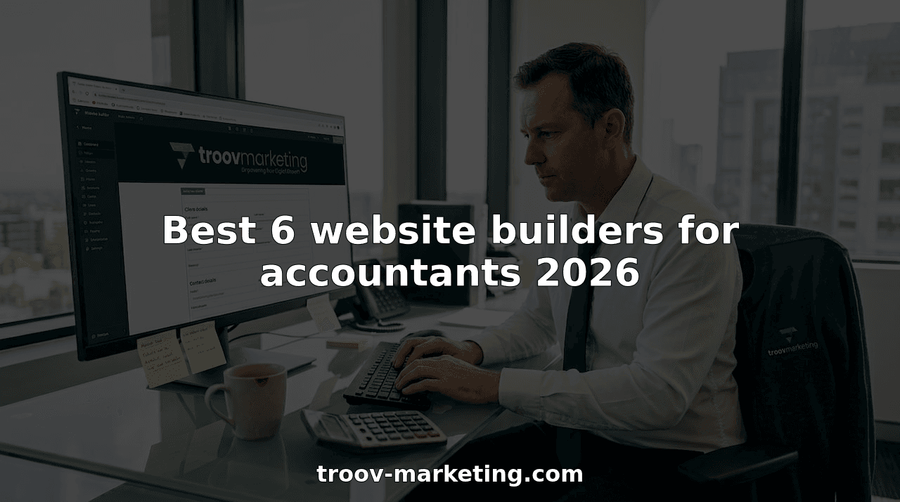 Best 6 website builders for accountants 2026